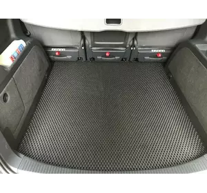 Килимок багажника (EVA, 5 місць, чорний) для Volkswagen Touran 2003-2010 рр