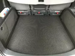 Килимок багажника (EVA, 5 місць, чорний) для Volkswagen Touran 2003-2010 рр