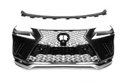 Бампер з решіткою в рестайлінг дизайні для Lexus NX 2014-2021 рр
