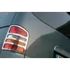 Накладки на задні фонарі (2 шт., нерж) 2 двері, OmsaLine - Італійська нержавейка для Volkswagen T5 Multivan 2003-2010 рр