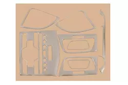 Декор на панель Карбон для Honda CRV 2012-2016 рр