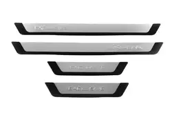 Накладки на пороги Flexill (4шт) Exclusive для Skoda Octavia II A5 2010-2013рр