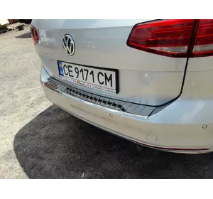 Накладка на задній бампер Carmos V1 (SW) для Volkswagen Passat B8 2015-2024 рр