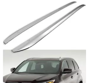 Рейлінги Luxury дизайн (2 шт) для Toyota Highlander 2013-2019 рр
