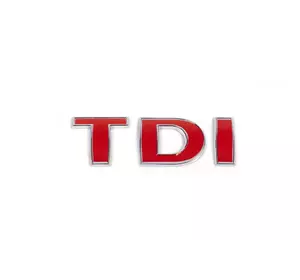 Напис Tdi (прямий шрифт) Червоні TDІ для Volkswagen Crafter 2006-2017рр