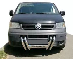 Кенгурятник ST006-04 ніздрі (нерж) для Volkswagen T5 Transporter 2003-2010 рр
