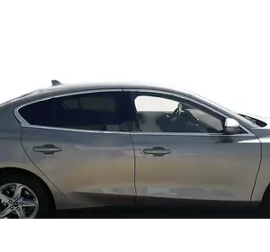 Верхня окантовка стекол OmsaLine HB, SD (4 шт, нерж.) для Ford Focus IV 2018-2024 рр
