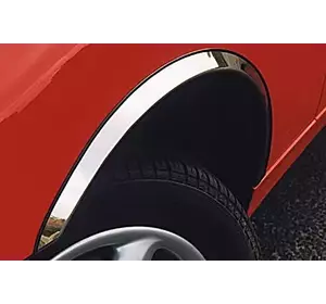 Накладки на арки (2013-2017, 4 шт, нерж) для Peugeot 301