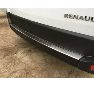Накладка на задній бампер (нерж) для Renault Master 2011-2024 рр