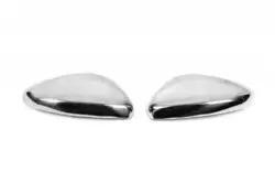 Накладки на дзеркала (2 шт, нерж) Carmos - Турецька сталь для Peugeot 308 2014-2021 рр