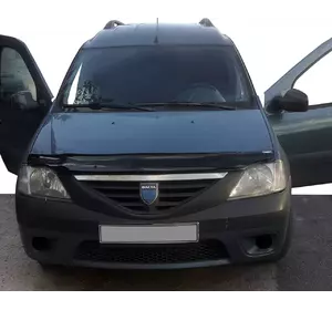 Дефлектор капоту (EuroCap) для Dacia Logan MCV 2004-2014 рр