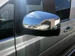 Накладки на дзеркала VITO 2010-2014 (2 шт) OmsaLine - Італійська нержавійка для Mercedes Viano рр