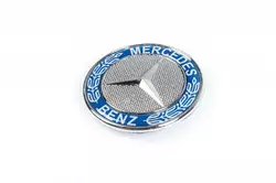 Знак Мерседеса на капот (самоклейка) Самоклейка для Mercedes Viano 2004-2015 рр