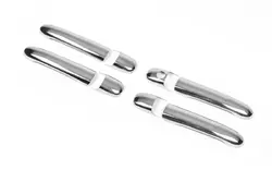 Накладки на ручки (4 шт, нерж) Carmos - Турецька сталь для Seat Alhambra 1996-2010 рр