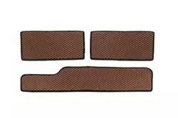 Поліуретанові килимки на пороги (3 шт, EVA, Коричневий) для Mercedes Sprinter W901-905 1995-2006 рр