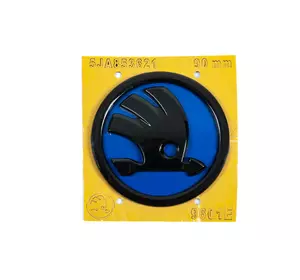 Емблема синя 5JA853621 (89 мм) для Тюнінг Skoda