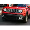 Хром на туманки 2014-2018 (2 шт нерж) для Jeep Renegade