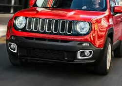Хром на туманки 2014-2018 (2 шт нерж) для Jeep Renegade
