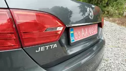 Планка над номером OmsaLine (нерж) Чорний хром для Volkswagen Jetta 2011-2018 рр