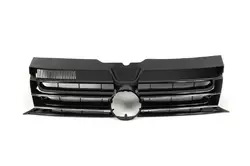Передня решітка Чорний глянець (під емблему) для Volkswagen T5 2010-2015 рр