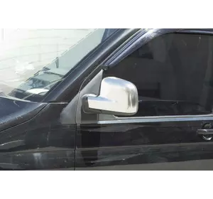 Накладки на дзеркала Сірий мат (2 шт) для Volkswagen Caddy 2010-2015рр