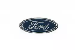 Емблема передня 2013-2017 112мм/47мм (на клямках-2024самоклейка) для Ford Fiesta рр