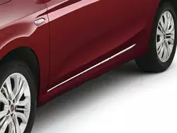 Молдинг дверний (4 шт, нерж) Carmos - Турецька сталь для Fiat Tipo 2016-2024 рр