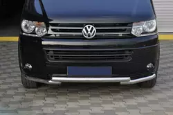 Нижня губа ST009 Greyder (нерж) для Volkswagen T5 2010-2015 рр