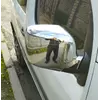 Накладки на дзеркала 2008-2013 (2 шт) OmsaLine - Італійська нержавійка для Renault Kangoo рр