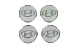 Ковпачки диски сірі hyun60tur-sir (59мм на 55мм, 4 шт) для Тюнінг Hyundai