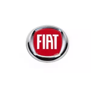 Емблема (червона V1, самоклейка) 75 мм для Тюнінг Fiat