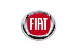 Емблема (червона V1, самоклейка) 75 мм для Тюнінг Fiat
