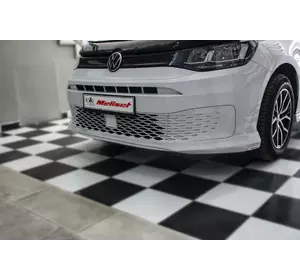 Накладка на передній бампер (під фарбування) для Volkswagen Caddy 2020-2024 рр