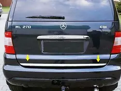 Кромка багажника (нерж.) для Mercedes ML W163