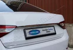 Планка над номером Sedan (нерж) для Skoda Superb 2016-2024 рр