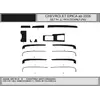 Накладки в салон (kit-2) Карбон для Chevrolet Epica 2006-2024 рр