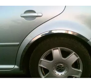 Накладки на арки (4 шт, нерж) для Volkswagen Bora 1998-2004 рр