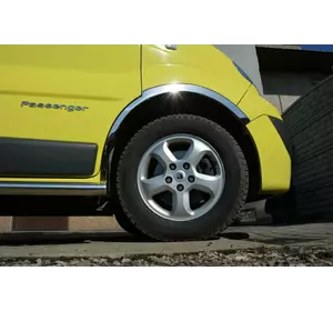 Накладки на колісні арки (4 шт., нержавійка) 2007-2015 для Opel Vivaro рр