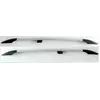 Рейлінги Сірий металік XS база, пластикова ніжка для Peugeot Traveller 2017-2024 рр