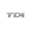 Напис TDI (косою шрифт) Всі хром для Volkswagen Golf 6