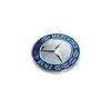 Заглушка замість емблеми на капот Mercedes (синя і хром, 57мм) для Тюнінг Mercedes