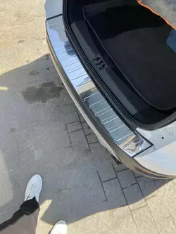 Накладка на задній бампер Carmos (нерж) для Ford Kuga/Escape 2013-2019 рр