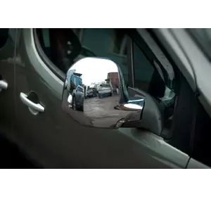 Накладки на дзеркала (2 шт, пласт) Carmos, 2008-2012 для Peugeot Partner Tepee рр