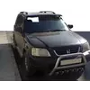 Козирьок на лобове скло (чорний глянець, 5мм) для Honda CRV 1996-2001 рр