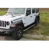 Бокові пороги Tayga Grey (2 шт., Алюміній) для Jeep Wrangler 2018-2024 рр