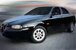 Молдинги на скло (нерж.) для Alfa Romeo 156 1997-2007 рр