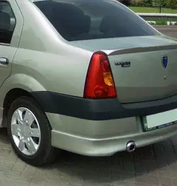 Задній бампер (накладка, під фарбування) для Dacia Logan I 2005-2008 рр