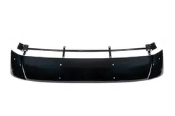 Козирьок на лобове скло (напівпрозорий чорний глянець, 5мм) для Ford Transit 2000-2014 рр