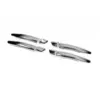 Накладки на ручки OmsaLine (4 шт, нерж) для Peugeot 508 2010-2018 рр