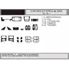 Накладки в салон (kit-1) Темний шпон для Chevrolet Epica 2006-2024 рр